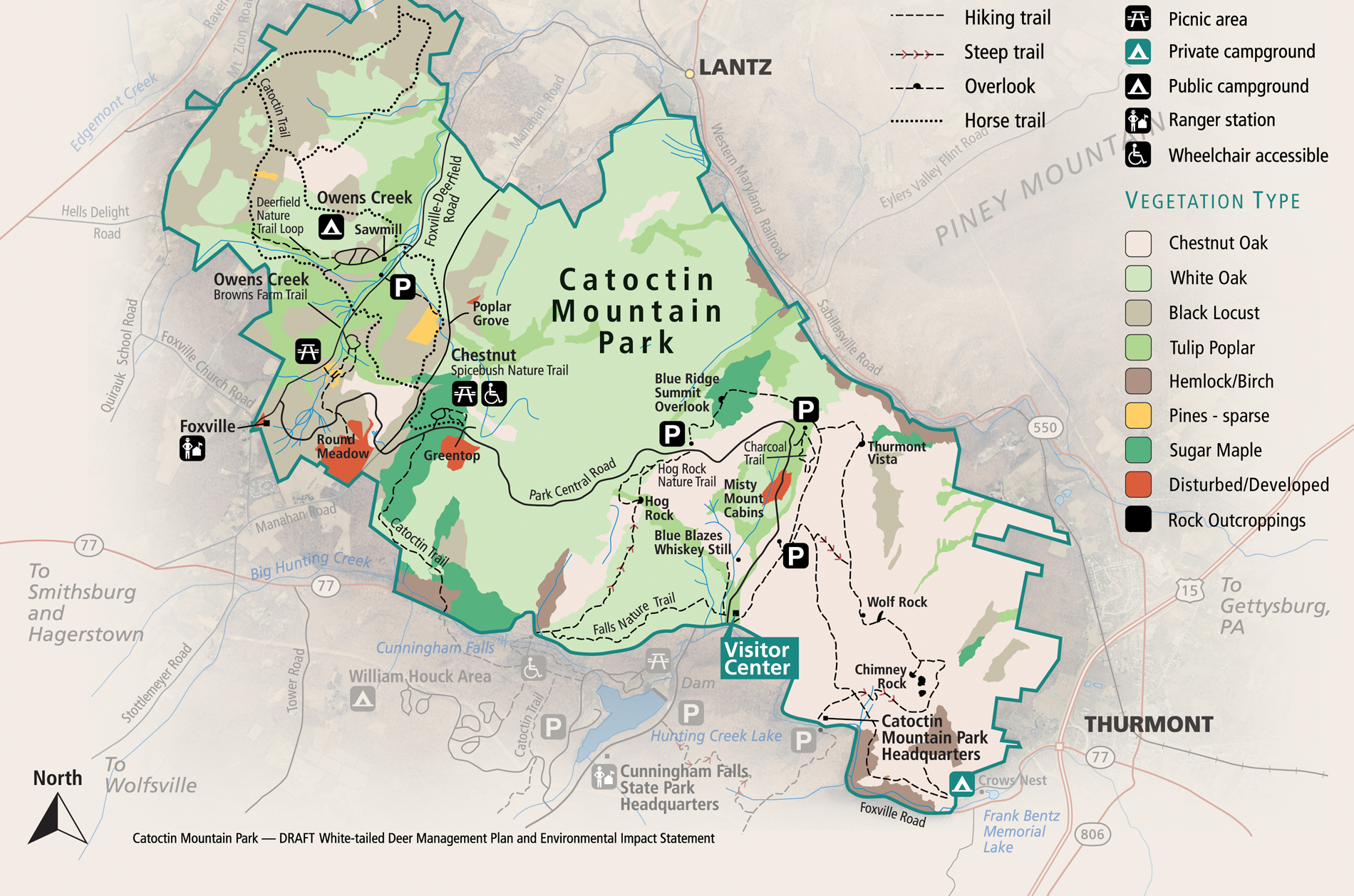 Image of Map Design for National Park Service